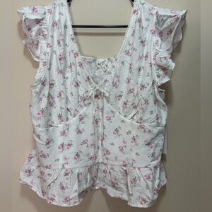 NWT Mixed Threads Los Angeles Top